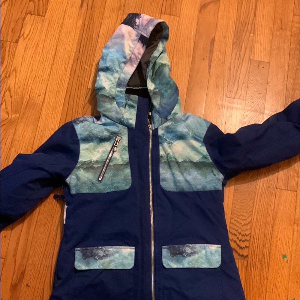 Obermeyer Kids Jacket - Blue and Multicolor